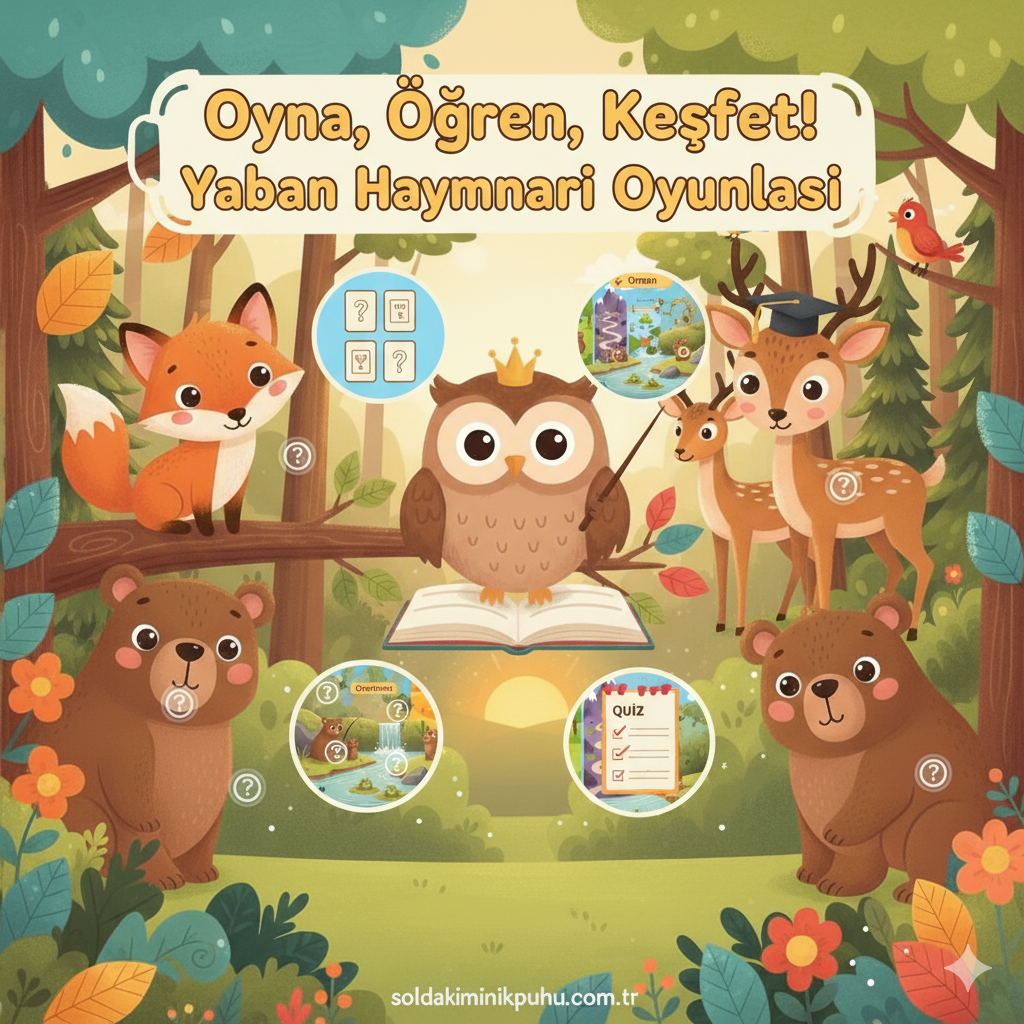 Oyna, Öğren, Keşfet: Yaban Hayvanları Oyunları!